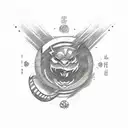  jiu jitsu tattoo design idea