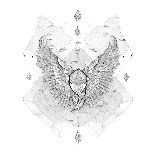 A map of Iran tattoo design idea