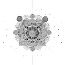 A map of Iran tattoo design idea