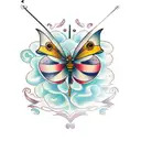 mariposas  tattoo design idea