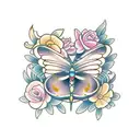 mariposas  tattoo design idea