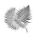 Fern Tree tattoo design idea