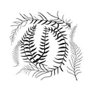 Fern Tree tattoo design idea