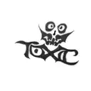 a skull and crossbones tattoo design idea