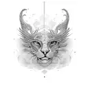 Fender Stratocaster and Gibson Les Paul  tattoo design idea