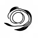 invisible string tattoo design idea