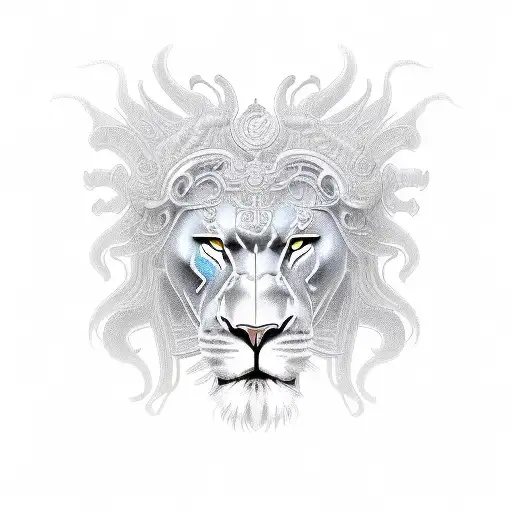 king programming technology and computers lion and dragon tattoo design idea