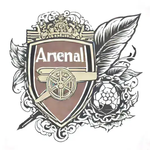 arsenal football club tattoo design idea