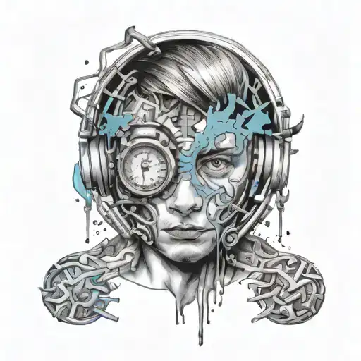 adhd anxiety mental health tattoo design idea
