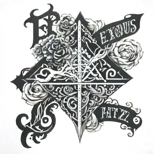 exodus 4:10 and acts 7:22 tattoo design idea