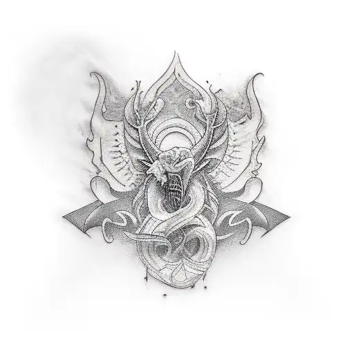 hustle tattoo design idea