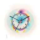 A clock with its hands frozen at the moment of heartbreak tattoo design idea