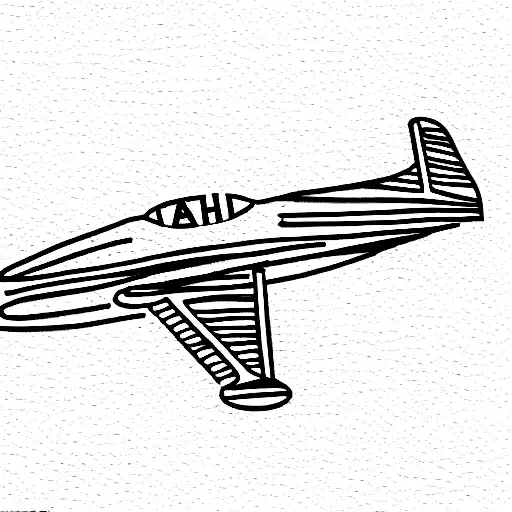 Music is my aeroplane tattoo design idea