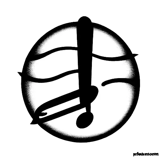 "Music is my aeroplane" written in bold black letters, with an airplane silhouette tattoo design idea