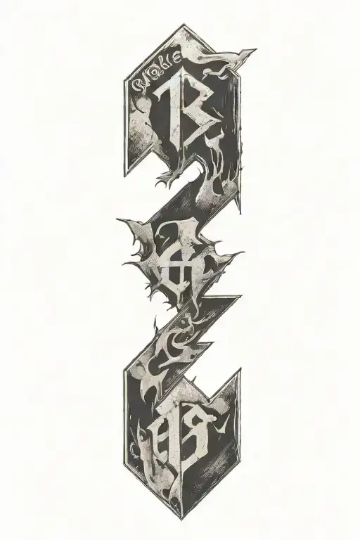 1963 with a rune tattoo design idea