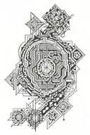 software developer coding tattoo design idea