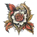 Amor tattoo design idea