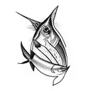 sailfish tattoo design idea