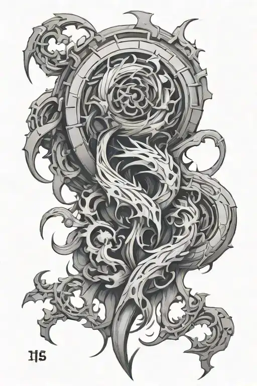 final fantasy 16 eikons arm tattoo design tattoo design idea