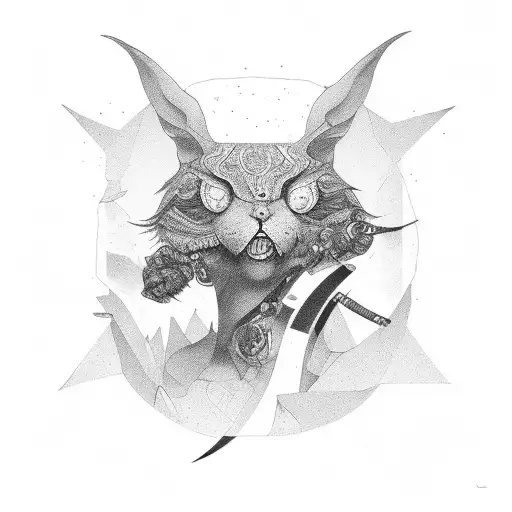 feminist rebellion tattoo design idea