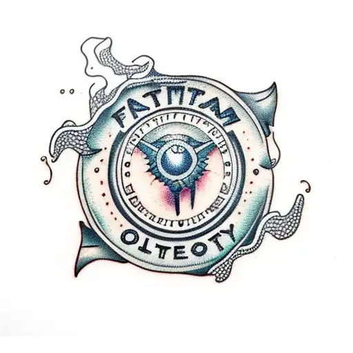 feminist ocean  tattoo design idea