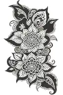 Henna tattoo design idea