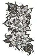 Henna tattoo design idea