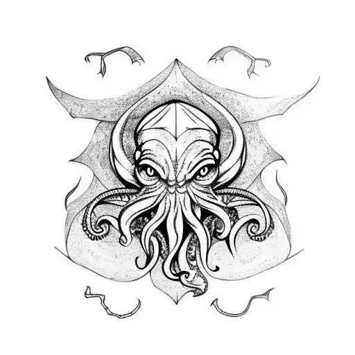 cthulhu tattoo design idea