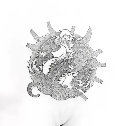 half leg sleeve tattoo design idea