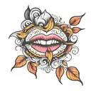 emo lip tattoo design tattoo design idea