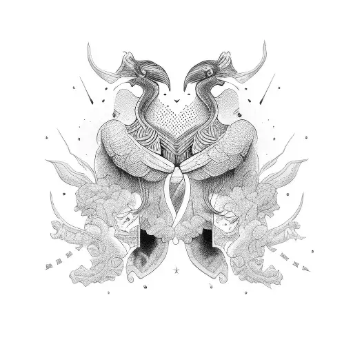 Sibling bond tattoo design idea