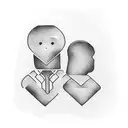 Sibling bond tattoo design idea