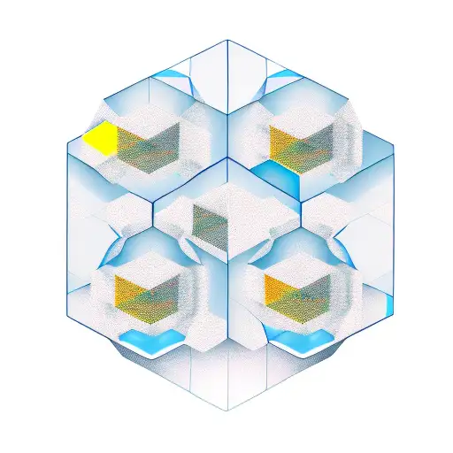 hexagonal tattoo design idea