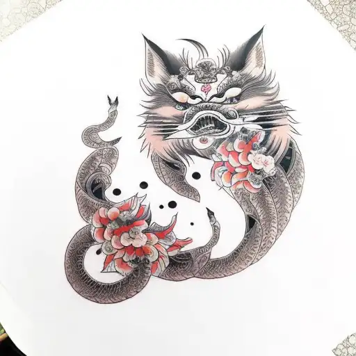 kumiho girl perfect tattoo design idea