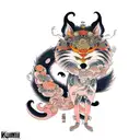 kumiho girl nine tales tattoo design idea