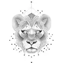 Simba tattoo design idea