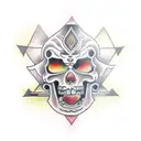 BALANCE XANGÔ tattoo design idea