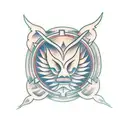 BALANCE XANGÔ tattoo design idea