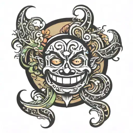 Mike Mata smiley face tattoo design idea