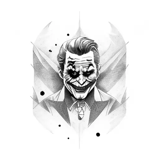 joker card tattoo design idea