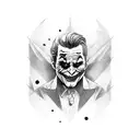 joker card tattoo design idea