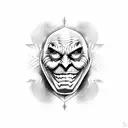 joker card tattoo design idea