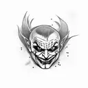 joker card tattoo design idea