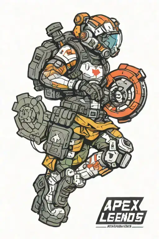 Apex Legends champion Lifeline tattoo design idea