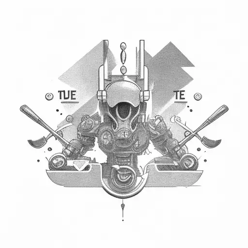  full backpiece text that says Use the Scoop, No Hands tattoo design idea