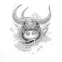 Jörmungandr wrapped around the forearm  tattoo design idea