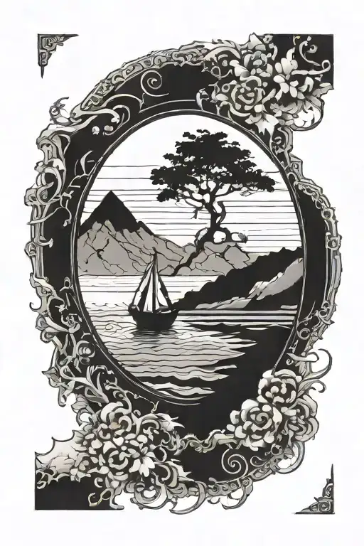 Horizon is the bet tattoo design idea