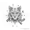 neotraditional typewriter tattoo design idea