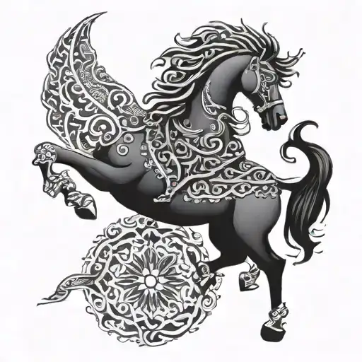 ancient Iran tattoo design idea