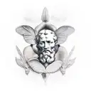 Michelangelo inspired tattoo design idea